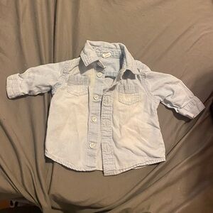 Old Navy infant Light Blue Shirt